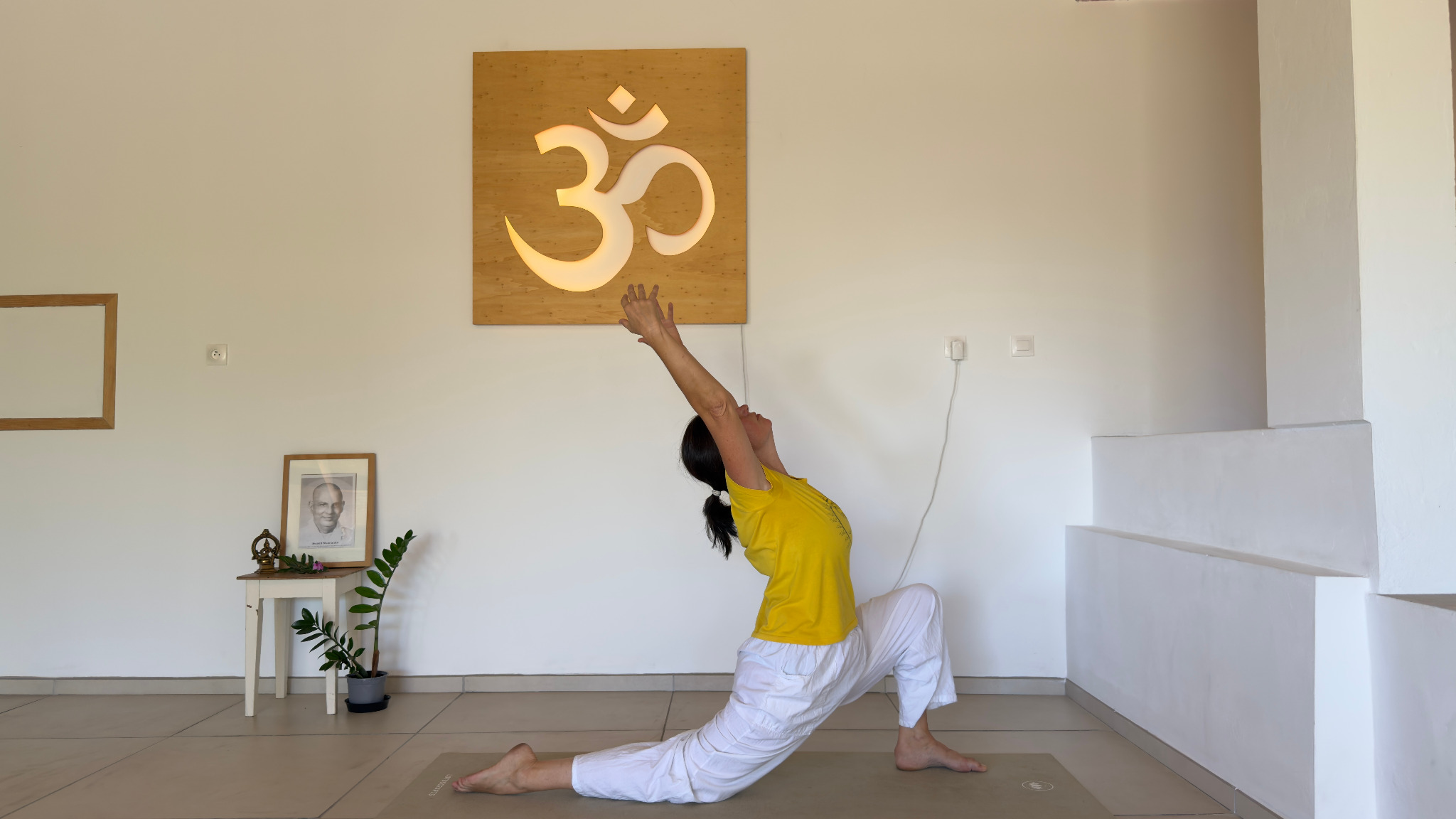 Anjaneyasana (fente basse avec extension)