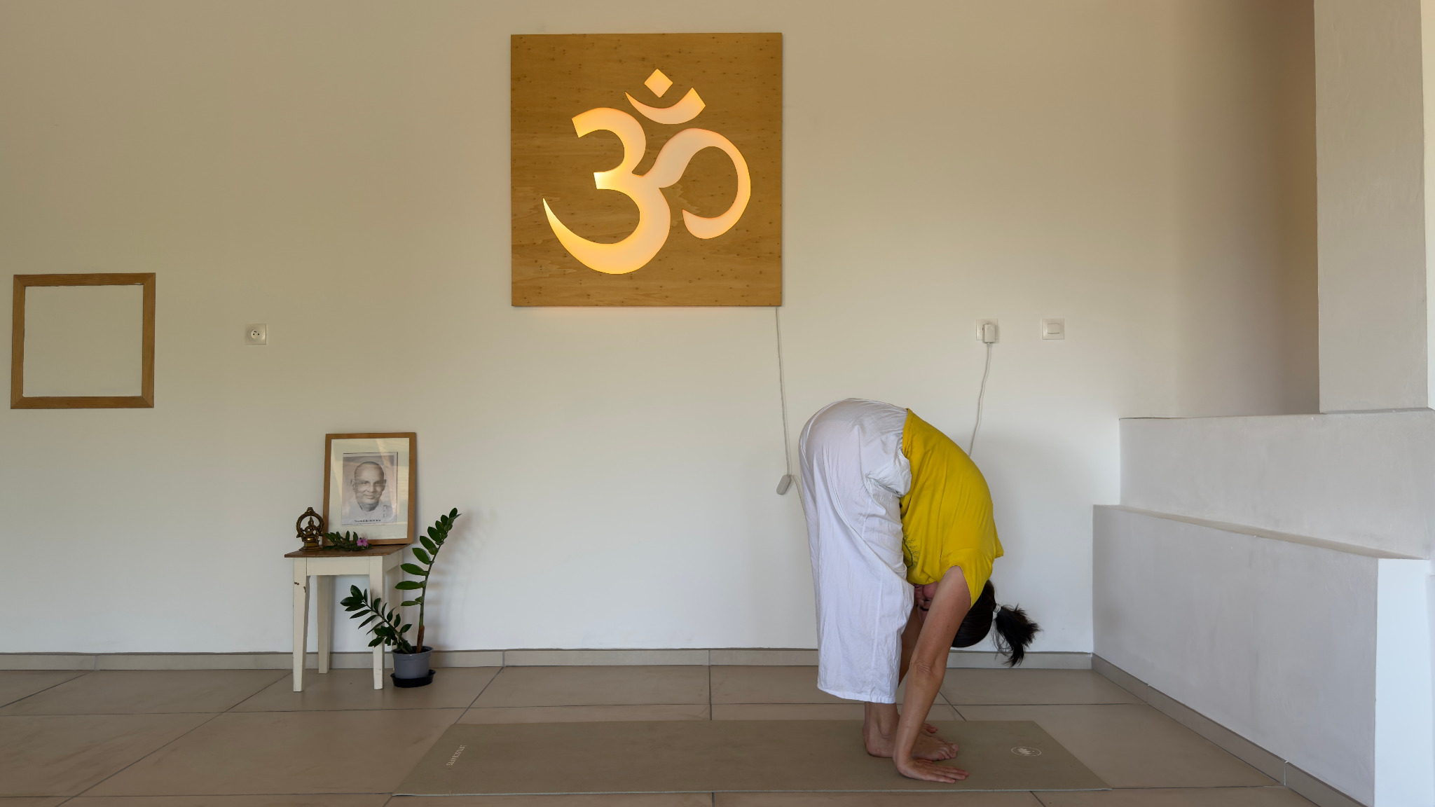 Padahastasana (flexion avant)